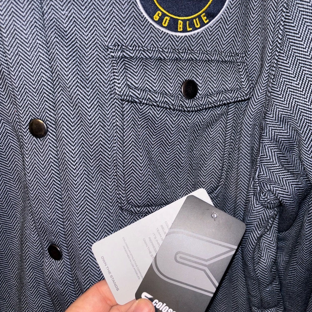 NWT Michigan Button Down Shacket - Picture 5 of 7